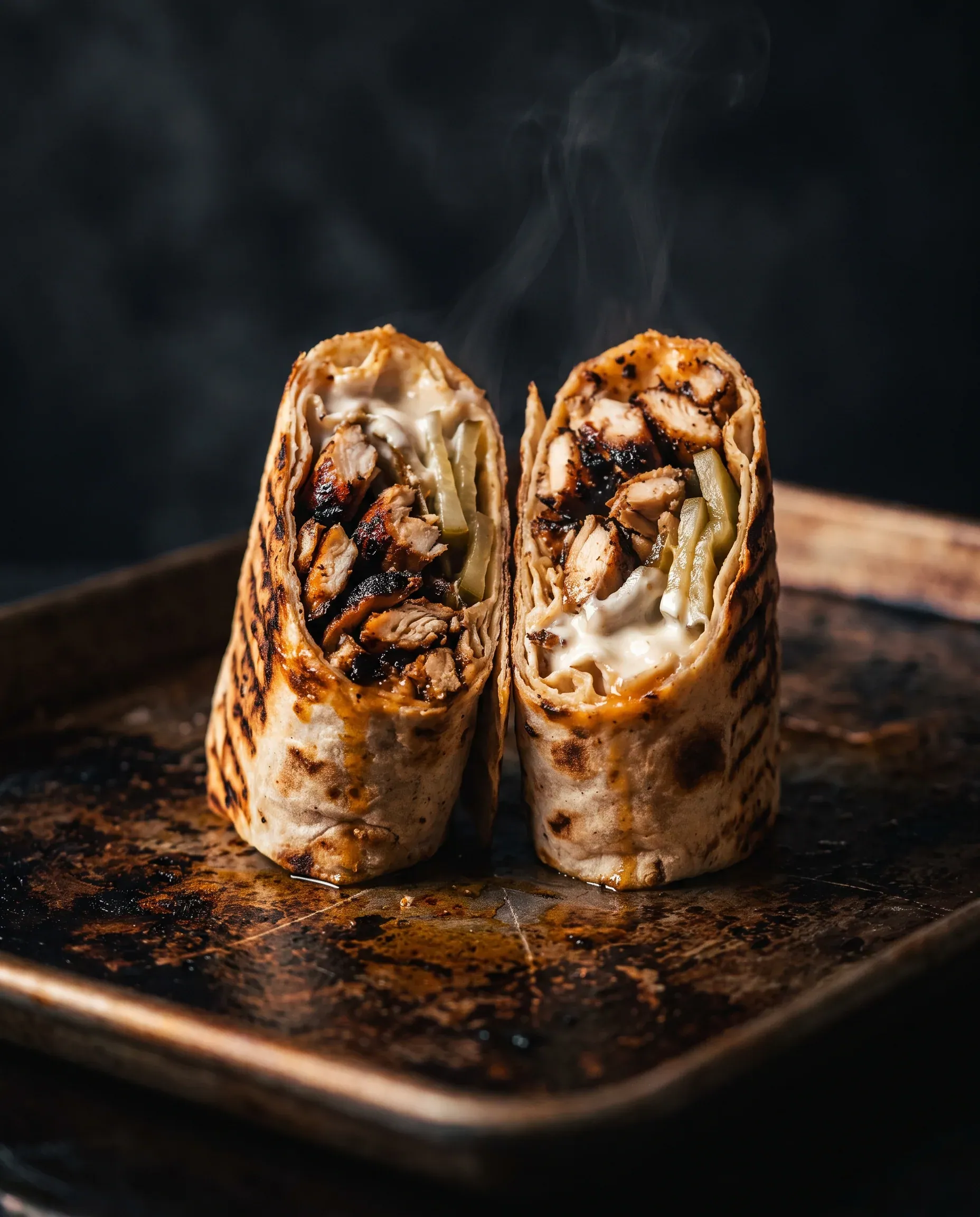 Chicken Classic — shawarma in close cross-section